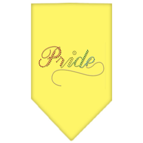 Pride Rhinestone Bandana Yellow Small